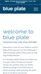 Mobile Screenshot of blueplatecornwall.com